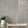 Панель ПВХ Stella Premium Ламинация Мрамор Пиетра грей 2700х250х9